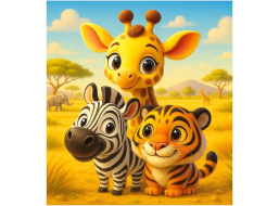 WOODEN CITY Drevené puzzle Priatelia 20 dielikov