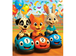 WOODEN CITY Drevené puzzle Šťastný závod 20 dielikov