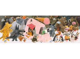 DJECO Panoramatické puzzle Park 100 dielikov