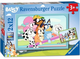 RAVENSBURGER Puzzle Bluey 2x12 dielikov