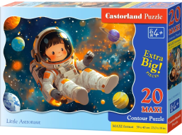 CASTORLAND Puzzle Malý astronaut MAXI 20 dielikov