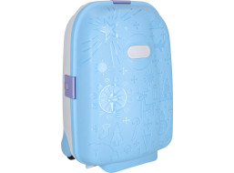Detský cestovný kufor na kolieskach/príručná batožina - modrý