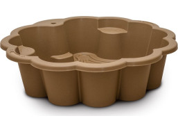 DOLONI Pieskovisko Kvetina EKO hnedá