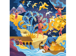 RAVENSBURGER Puzzle 12 Heraklových úloh 64 dielikov