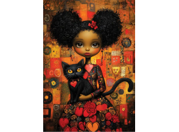 ANATOLIAN Puzzle Čierna mačka 500 dielikov