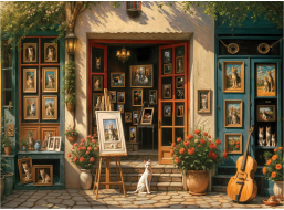 ANATOLIAN Puzzle Mačacia galéria 1000 dielikov