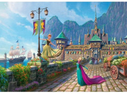 SCHMIDT Puzzle Disney Frozen: Oslava v Arendelle 1000 dielikov