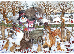 ALIPSON Puzzle Dva snehuliaci 500 dielikov