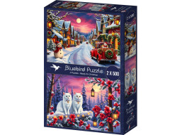 BLUEBIRD Puzzle Pripravení na Vianoce 2x500 dielikov