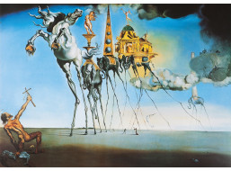 BLUEBIRD Puzzle Salvador Dalí - Pokušenie sv. Antonína 1000 dielikov