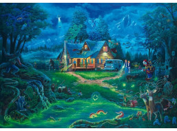 SCHMIDT Puzzle Strašidelný dom 1000 dielikov