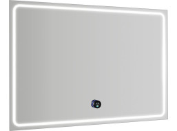 Sapho GEMINI zrkadlo s LED osvetlením 100x70cm, múdre funkcie GM100K