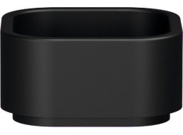 Kerasan HAKO keramické umývadlo na dosku 30x30cm, čierna mat 554331