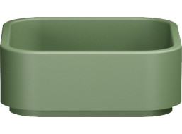 Kerasan HAKO keramické umývadlo na dosku 40x40cm, verde mat 554411