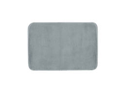 Gedy FUZZY kúpeľňová predložka, 60x100cm, 100% polyester, protišmyk, šedá 96FY100608