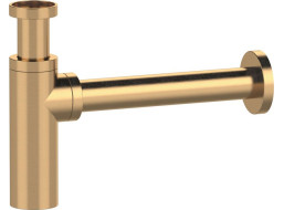 Sapho Umývadlový sifón 5/4", odpad 32mm, okrúhly, zlato mat SI519D