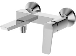 Aqualine FLERY nástenná vaňová/sprchová batéria, otočné ramienko, chróm FY010