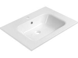 Sapho ARECA umývadlo, liaty mramor, 71x51, 5cm, biela AC071