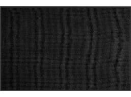Aqualine CHENILL kúpeľňová predložka 50x80cm, 100% polyester, čierna CH2014