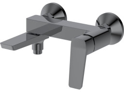 Aqualine FLERY nástenná vaňová/sprchová batéria, otočné ramienko, gun metal FY010GM