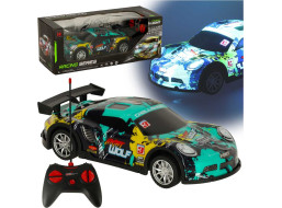 RC športové auto modré/zelené