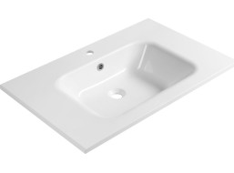 Sapho ARECA umývadlo, liaty mramor, 81x51, 5cm, biela AC081