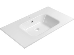 Sapho ARECA umývadlo, liaty mramor, 91x51, 5cm, biela AC091