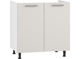 Dolná kuchynská skrinka na zabudovanie drezu VITO - 80x82x52 cm - kašmírová lesklá