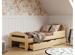 Detská posteľ z masívu MIKO - 160x80 cm