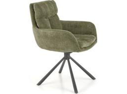 Jedálenské otočné kresielko HAYES - olivovo zelené