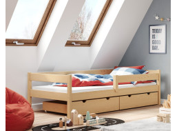 Detská posteľ z masívu PAVLÍK 2 - 160x80 cm