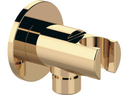 Sapho Držiak okrúhly, pevný, s vyústením, zlato 1205-0917