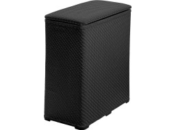 Gedy AMBROGIO kôš na bielizeň 50x55x28 cm, čierna 203814