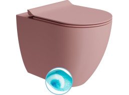 GSI PURA WC misa stojaca, Swirlflush, 36x55cm, spodný/zadný odpad, blush dual-mat 889024