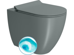 GSI PURA WC misa stojaca, Swirlflush, 36x55cm, spodný/zadný odpad, agave dual-mat 889004