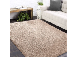 Moderný koberec SHAGGY CAMIL - karamelový
