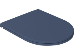 Isvea INFINITY WC sedadlo, SLIM, Soft Close, Easy Take, modrá mat 40KF0544I-S
