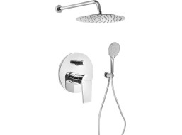 Sapho KAI podomietkový sprchový set s pákovou batériou, 2 výstupy, chróm KA42-03