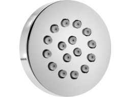 Sapho Nástenná spŕška s otočným kĺbom, okrúhla, chróm AB550