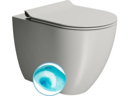GSI PURA WC misa stojaca, Swirlflush, 36x55cm, spodný/zadný odpad, cenere dual-mat 889017