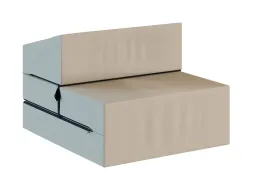 Rozkladacie penové kreslo (matrace) GARDEN - 70x200x14 cm - béžové