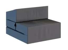 Rozkladacie penové kreslo (matrace) GARDEN - 70x200x14 cm - tmavo šedé