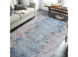 Kusový koberec HONOR Geometry - modrý