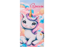 Detská rýchloschnúca osuška 70x140 cm - UNICORN