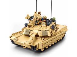 Sluban Model Bricks M38-B1365 Bojový tank M1A2 Abrams TUSK II 2v1