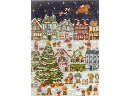 RoboTime Puzzle Štedrý deň šteniat 1000 dielikov