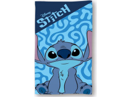 Bavlnená osuška Stitch - modrá - 70x140 cm