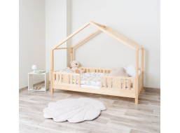 Detská domčeková posteľ z masívu borovice NIKO S 10 - 160x80 cm