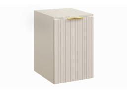 Kúpeľňová závesná skrinka ADÉLA - nízka spodná s košom na bielizeň - kašmírová