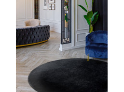 Kusový koberec Visco Rabbit Dark grey 5 kruh